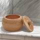 Кошик-шкатулка натуральний ротанг у ванну Ш 23 | В 35 см - зображення 3
