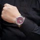 Годинник наручний ORIENT RA-AR0010R10B в кольорі червоний/сріблястий. - зображення 4