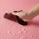 Розовый виниловый водонепроницаемый фотофон ПВХ, 70×140 см, толщина 0,4 мм, Pink - изображение 12