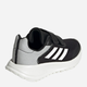 Buty sportowe chłopięce na rzepy adidas Tensaur GZ3434 35 (2.5UK) Czarne (4065418719377) - obraz 4