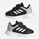 Buty sportowe chłopięce na rzepy adidas Tensaur GZ5856 21 (5UK) Czarne (4065418205405) - obraz 5