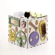 Розвиваючий бізікуб, бізіборд 23х23х23 см 19 ігрових зон білий для хлопчика та дівчинки - зображення 2