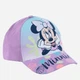 Детская бейсболка для девочки Disney Minnie EX4504 50 см Фиолетовая (3609086987587) - изображение 1