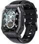 Мужские Смарт Часы Для Звонков Smart Watch K55 Military Черные/Водонепроницаемые /Андроид /iOS /Блютуз/Тонометр/Пульсометр - изображение 1