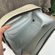 Сумка женская экокожа каркасная стеганая молочный - изображение 7