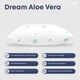 Подушка антибактеріальна з екстактом ALOE VERA 50х70 см - зображення 1