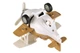Same Toy Літак металевий інерційний Aircraft зі світлом і звуком (коричневий) - изображение 4