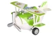 Літак металевий інерційний Same Toy Aircraft зелений SY8013AUt-4 - изображение 1