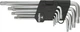 Ключі TOPEX шестигранні Torx T10-T50, подовжені, набір 9 шт. - зображення 1