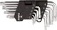 Topex Ключі Torx, набір 9 од., T10-T50, короткі - изображение 1