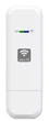 Wi-Fi 4G LTE USB модем, роутер із підтримкою сім-карт Київстар, Vodafone, Lifecell та ін. білий - зображення 1