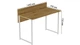 Комп'ютерний стіл Ferrum-decor Скай 75x140x70 білий ДСП Дуб Артізан 16мм (SKA2085) - зображення 2