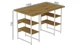 Компьютерный стол Ferrum-decor Карэн 75x140x60 белый ДСП Дуб Артизан 16мм (KARE2350) - изображение 1
