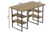 Компьютерный стол Ferrum-decor Карэн 75x120x60 черный ДСП Дуб Артизан 32мм (KARE2343) - изображение 1