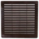 Вентиляционная решетка накладная AIRROXY 200x200 Brown (02-321) - изображение 4