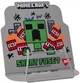 Подставка для книг фигурная Yes Minecraft металл Серая (470512) (5056574436139) - изображение 1