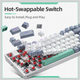 Клавиатура Machenike K500-B94 Gaming Keyboard Red Switch 94 Keys ENG - изображение 2