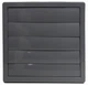 Вентиляционная решетка с гравитационными жалюзи AIRROXY KzZ 170x170 125 Grey (02-311) - изображение 2