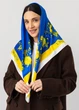 Хустка патріотична (атлас) 90х90 см (С90150-36) - зображення 3