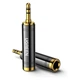Перехідник 6.35мм-3.5мм UGREEN HIFI Audio mini-jack 3.5mm Male to jack 6.35mm Female. Black - зображення 2