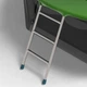 Батут Fit To Sky 252 см с сеткой и лестницей, всесезонный, усиленная конструкция, Зелёный (10010305) - изображение 5