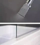 Скляна шторка для ванни AVKO Glass RDY21 Хром, двостороння, гартоване скло Simply Glass, 70х140 см - зображення 7