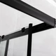 Стеклянная душевая кабина AVKO Glass RDR06, Каленое стекло, Черная, 90х90х190 см. Без поддона - изображение 6