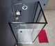 Скляна душова кабіна AVKO Glass RDR13B, Гартоване скло, Чорна, 90х90х190 см. Без піддону - зображення 5