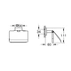 Держатель для туалетной бумаги с крышкой GROHE QuickFix Start Cube 411022430 прямоугольный металлический черный CV033764 - изображение 2