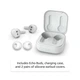 Навушники Amazon Echo Buds (2023 Release) Glacier White - зображення 3