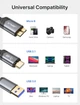 ​Кабель JSAUX USB 3.1 USB A/C Male to Micro B Male 20Gbps 0.5м grey - зображення 5