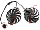 Вентилятор Everflow для видеокарты ASUS RX 6600 6700 (оригинал) T129215BU (FDC10U12D9-C CF1010U12D) комплект 2 шт (№471) - изображение 3