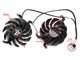 Вентилятор кулер для видеокарты GALAX 88 мм RTX 3070 3080 Ti 3090 T129215SU комплект 2 шт (№478.1) - изображение 3