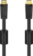 Kabel Hama HDMI - HDMI M/M 15 m Black (4047443392800) - obraz 1