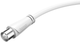 Kabel antenowy Hama Koaksjalny-N - Koaksjalny-N M/F 90DB 1.5 m White (4047443433961) - obraz 1