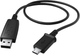 Kabel Hama micro-USB - USB Type A M/F 0.6 m Black (4047443310798) - obraz 1