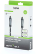 Kabel Hama Toslink - Toslink M/M 3 m Grey (4047443438508) - obraz 3