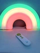 Неоновый светильник на стену ночник декоративный NEON неоновая лампа на стену Радуга - изображение 1