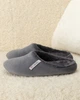 Тапочки домашние велюровые утепленные закрытые Графит Maybel 38-39 (3108_3) - изображение 4