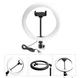 Набор блогера Ring Light кольцевая LED лампа 33см 25W с держателем для телефона и штатив 135см - изображение 2