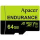 Карта пам'яті Apacer High Endurance microSDXC 64GB (UHS-I U1) W-80 MB/s, R-100 MB/s Class 10 A1 V10 (AP64GEDM1D05-R) - зображення 1