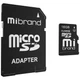 Карта памяти Mibrand microSDHC 16GB (UHS-I U1) Class 10 (MICDHU1/16GB-A) + SD Adapter - изображение 1