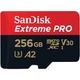 Карта пам'яті SanDisk Extreme PRO microSDXC 256GB (UHS-I U3) W-140 MB/s, R-200 MB/s Class 10 A2 V30 (SDSQXCD-256G-GN6MA) + SD Adapter - зображення 2
