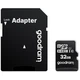 Карта памяти Goodram microSDHC 32GB (UHS-I U1) W-10 MB/s, R-100 MB/s Class 10 (M1AA-0320R12) + SD Adapter - изображение 1