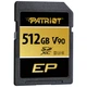 Карта памяти Patriot SDXC 512GB (UHS-II U3) W-260 MB/s, R-300 MB/s Class 10 V90 (PEF512GEP92SDX) - изображение 2
