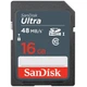 Карта пам'яті SanDisk Ultra SDHC 16GB (UHS-I) W-10 MB/s, R-48 MB/s Class 10 (SDSDUNB-016G-GN3IN) - зображення 1