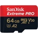 Карта пам'яті SanDisk Extreme PRO microSDXC 64GB (UHS-I U3) W-90 MB/s, R-200 MB/s Class 10 A2 V30 (SDSQXCU-064G-GN6MA) + SD Adapter - зображення 2
