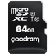 Карта пам'яті Goodram microSDXC 64GB (UHS-I U1) W-10 MB/s, R-100 MB/s Class 10 (M1AA-0640R12) + SD Adapter - зображення 3