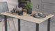 Стол универсальный Knap Ferrum-decor 750x1200x600 Черный металл ДСП Дуб Сан-Марино 16 мм (KNAP010) - изображение 2