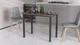 Стол универсальный Knap Ferrum-decor 750x1200x700 Черный металл ДСП Дуб Сонома Трюфель 16 мм (KNAP037) - изображение 3
